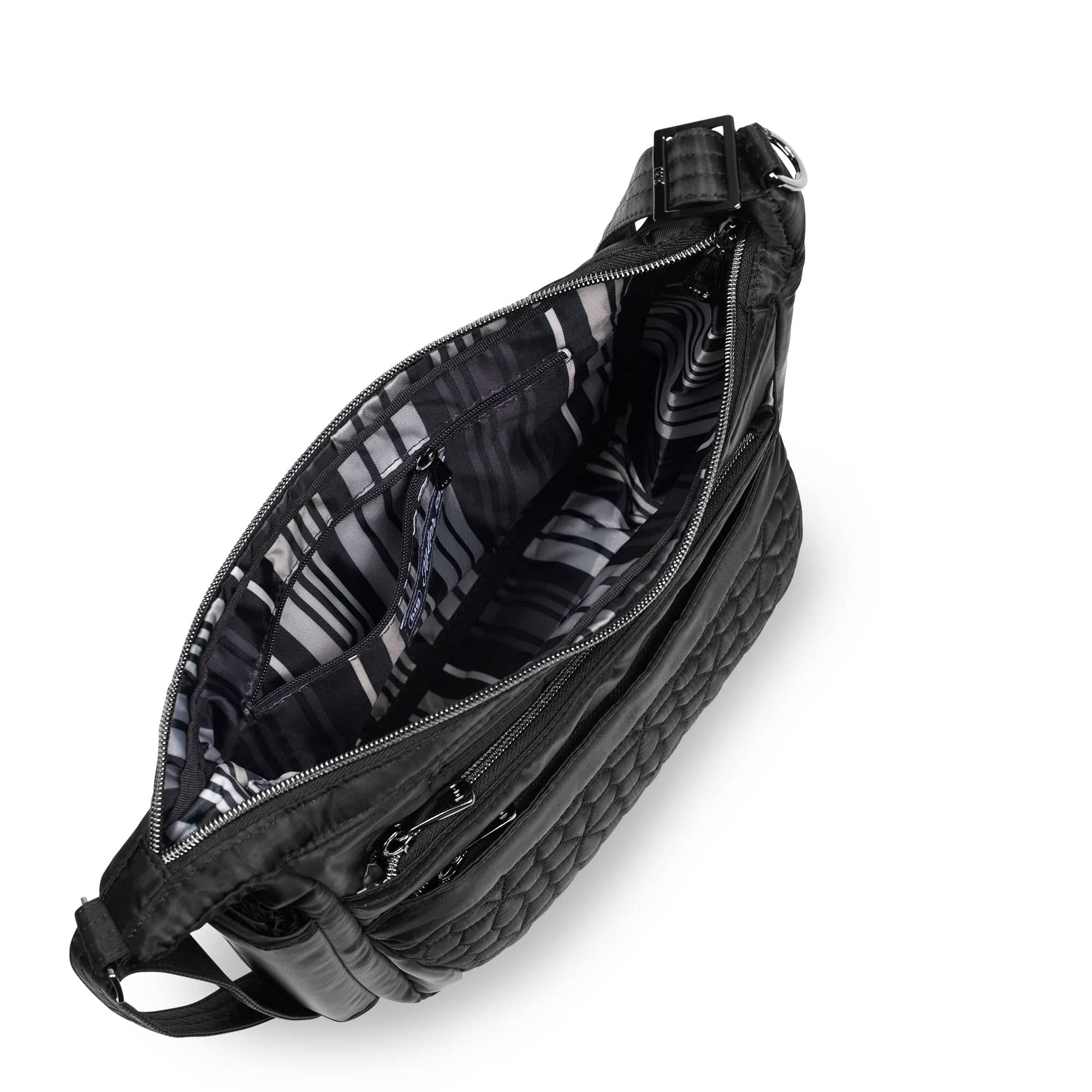 Flutter SE Crossbody Bag - MIDNIGHT BLACK - FlutterSE_Black_05